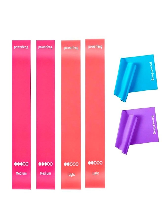 powerfeng Resistance Band Set, Exercise Bands Physical Fitness Equipment - Image 1