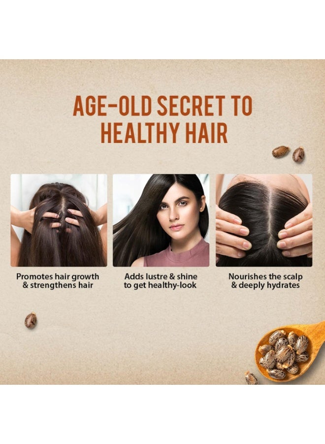 دابر زيت الخروع - 200 مل | زيت طبيعي معصور على البارد 100٪ | يعزز نمو الشعر ويرطب البشرة ويقلل من التجاعيد | لا يحتوي على زيوت معدنية وسيليكونات - Image 4