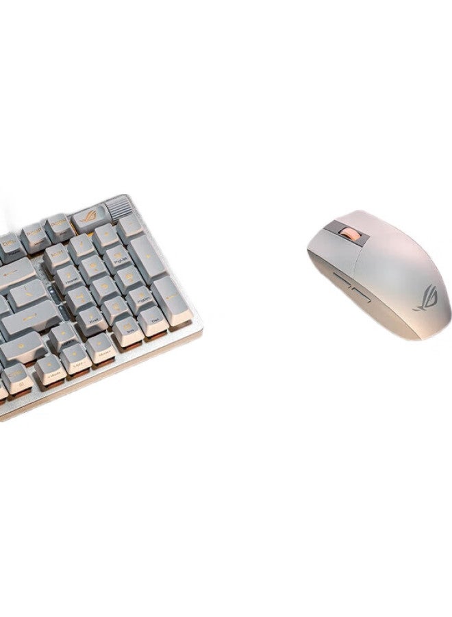 ROG Yingren 3 Wireless Mouse, 36000 Dpi, Up To 618H Battery Life, E-Sports Gaming, Lightweight, Symmetrical Design, Rgb Lighting Effects, Moonlight White - Image 2