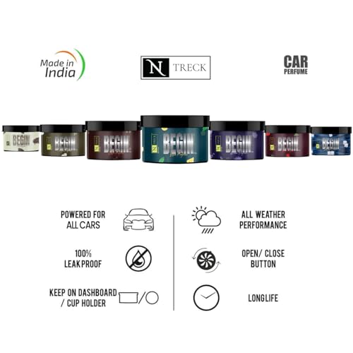 N Treck NTreck Begin Lavender Fragrance Car Perfume | Long-Lasting Organic Car Air Freshener, Natural Odor Remover Refreshing Car Diffuser for Dashboard & Vents | Eco-Friendly for car Interior - Image 4