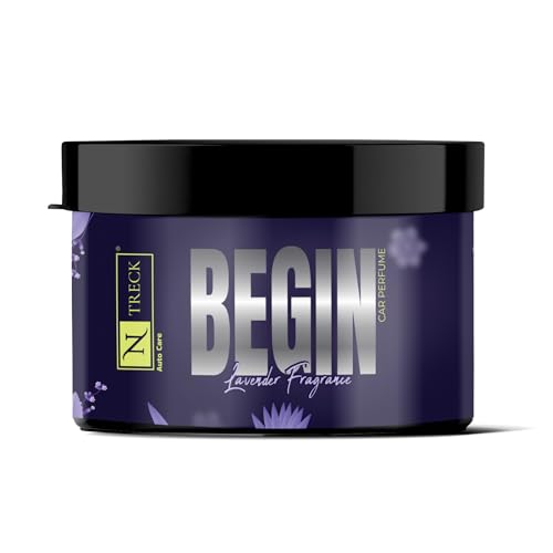 N Treck NTreck Begin Lavender Fragrance Car Perfume | Long-Lasting Organic Car Air Freshener, Natural Odor Remover Refreshing Car Diffuser for Dashboard & Vents | Eco-Friendly for car Interior - Image 1