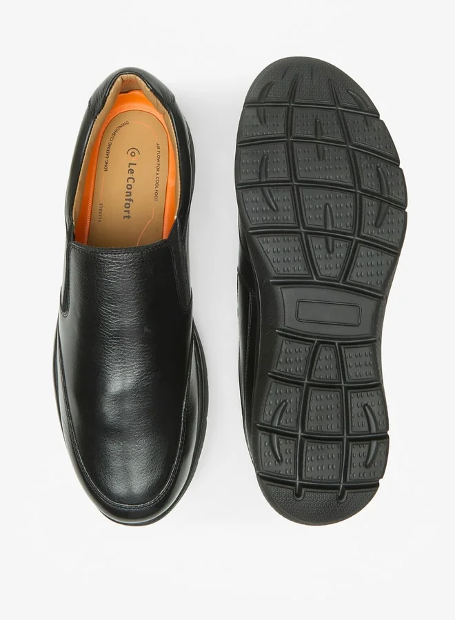 Le Confort Men's Solid Slip-On Loafers