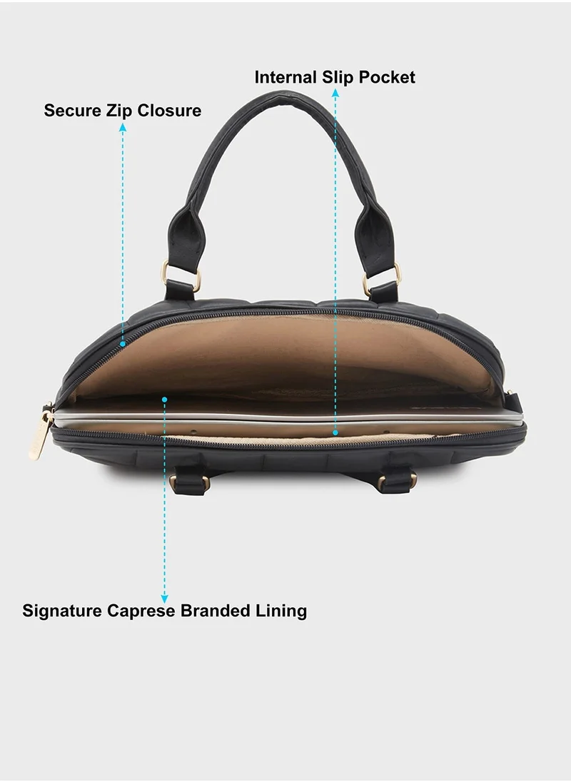 CAPRESE CAPRESE-BRAXTON LAPTOP SLEEVE MEDIUM BLACK