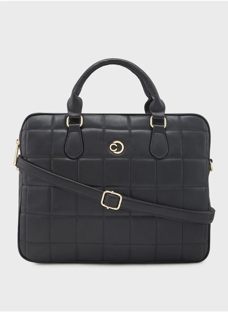 CAPRESE CAPRESE-BRAXTON LAPTOP SLEEVE MEDIUM BLACK