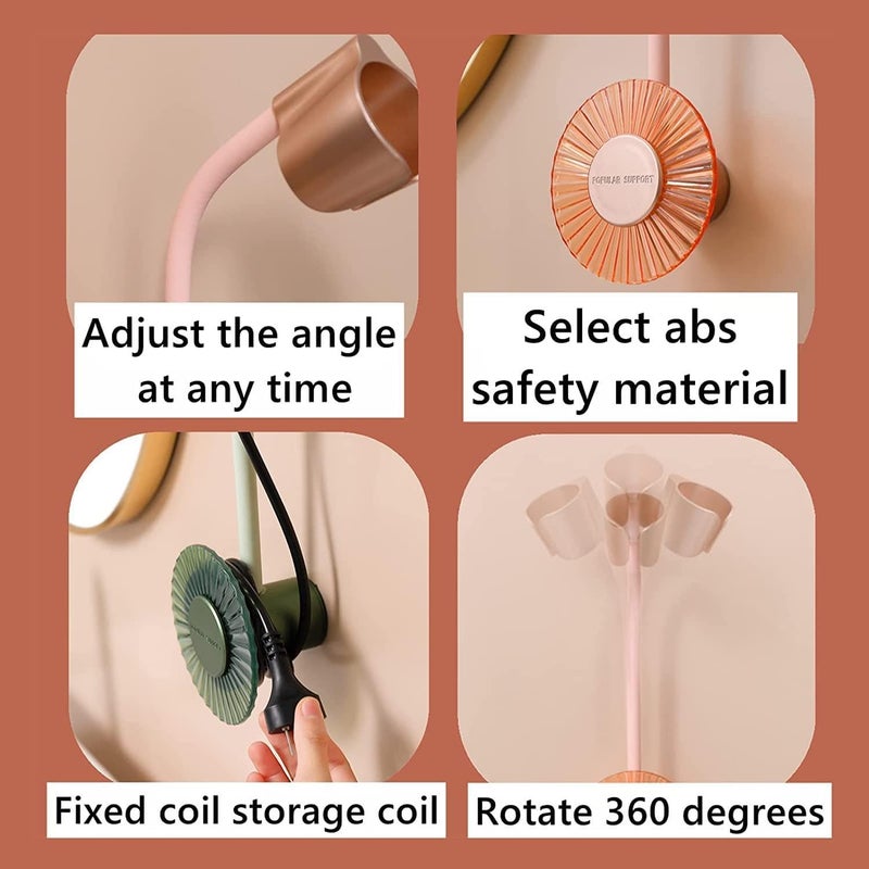Hair Dryer Holder - designed to hold a hair dryer for easy use and movement, multi-color, single piece - Image 4