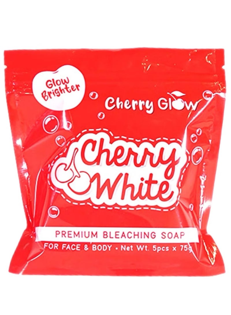 Cherry White Premium Bleaching Soap 5Pack * 75g - Image 1