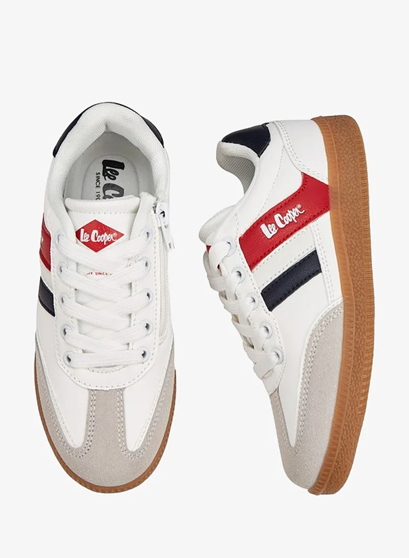 لي كوبر أحذية رياضية للأولاد برباط وألواح دانتيل