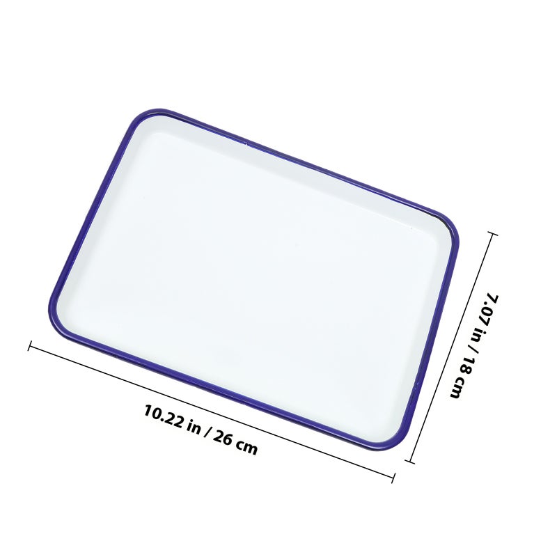 Enamel Baking Dish, Durable Oven Pan with Fast Heat Conduction, Ideal for Roasting - Image 2