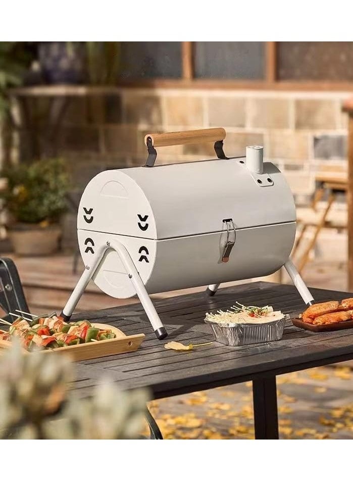 Generic Portable Table Charcoal Grill Charcoal Grill BBQ Pit Suitable for Simple Kitchens, Terraces, Gardens, Outdoor Cooking, Camping, r, And Stove Pits  - Image 2
