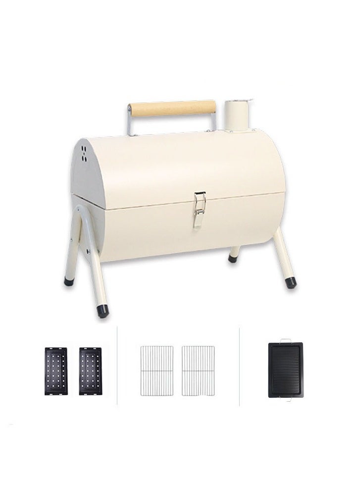 Generic Portable Table Charcoal Grill Charcoal Grill BBQ Pit Suitable for Simple Kitchens, Terraces, Gardens, Outdoor Cooking, Camping, r, And Stove Pits  - Image 1