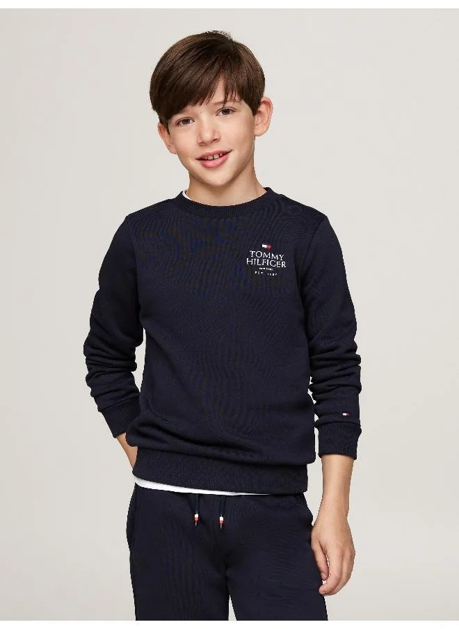 TOMMY HILFIGER Youth Logo Sweatshirt
