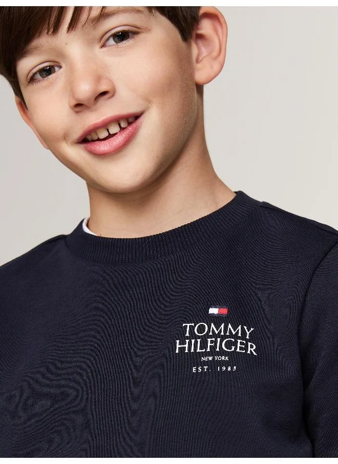 TOMMY HILFIGER Youth Logo Sweatshirt