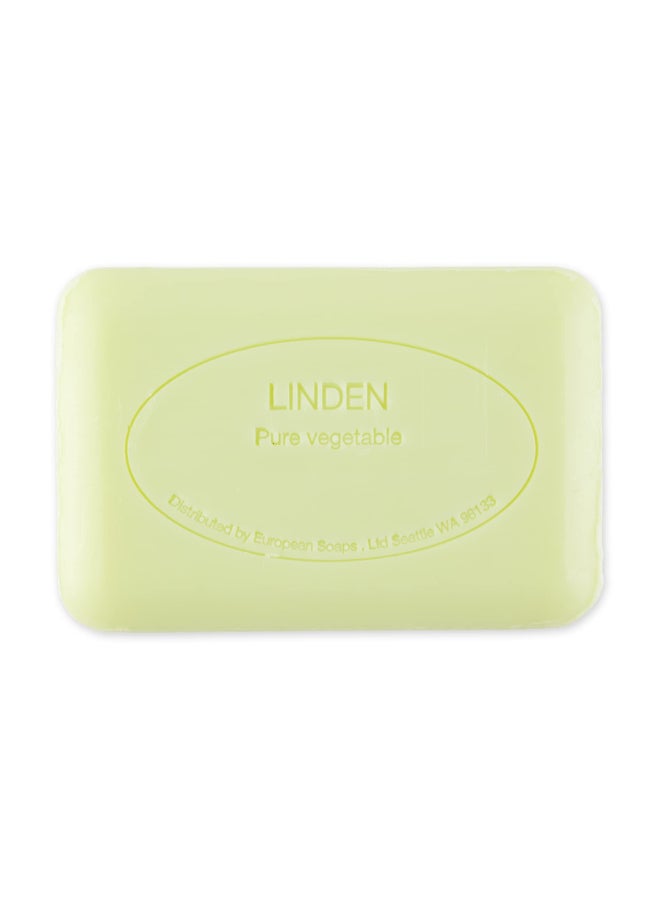 Pre de Provence Artisanal Soap Bar Enriched with Organic Shea Butter Natural French Skincare Quad Milled for Rich Smooth Lather 88 Ounce Linden - Image 4