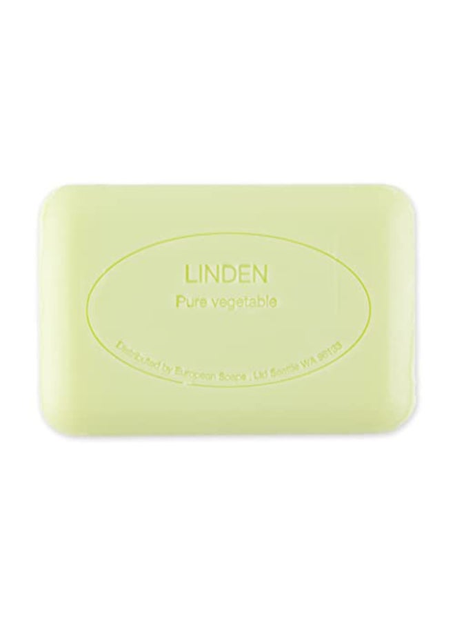 Pre de Provence Artisanal Soap Bar Enriched with Organic Shea Butter Natural French Skincare Quad Milled for Rich Smooth Lather 88 Ounce Linden - Image 3