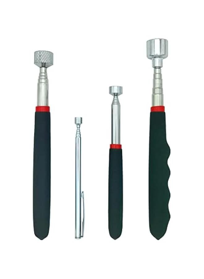Arabest Magnetic Pickup Tool, 20lb/ 10lb/ 5 lb/ 1.5 lb Telescoping Magnet Pick up Stick Metal Extends Tool 4-Pack  - Image 1