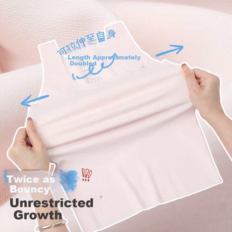 JD Jing Zao Jiusuiban Children's Vest for Girls, Size 120s, Jinmo, for Ages 8-10, Puberty Bra with Padding, School Uniform, Anti-Nipple Show, Underwear Base Layer - Image 2