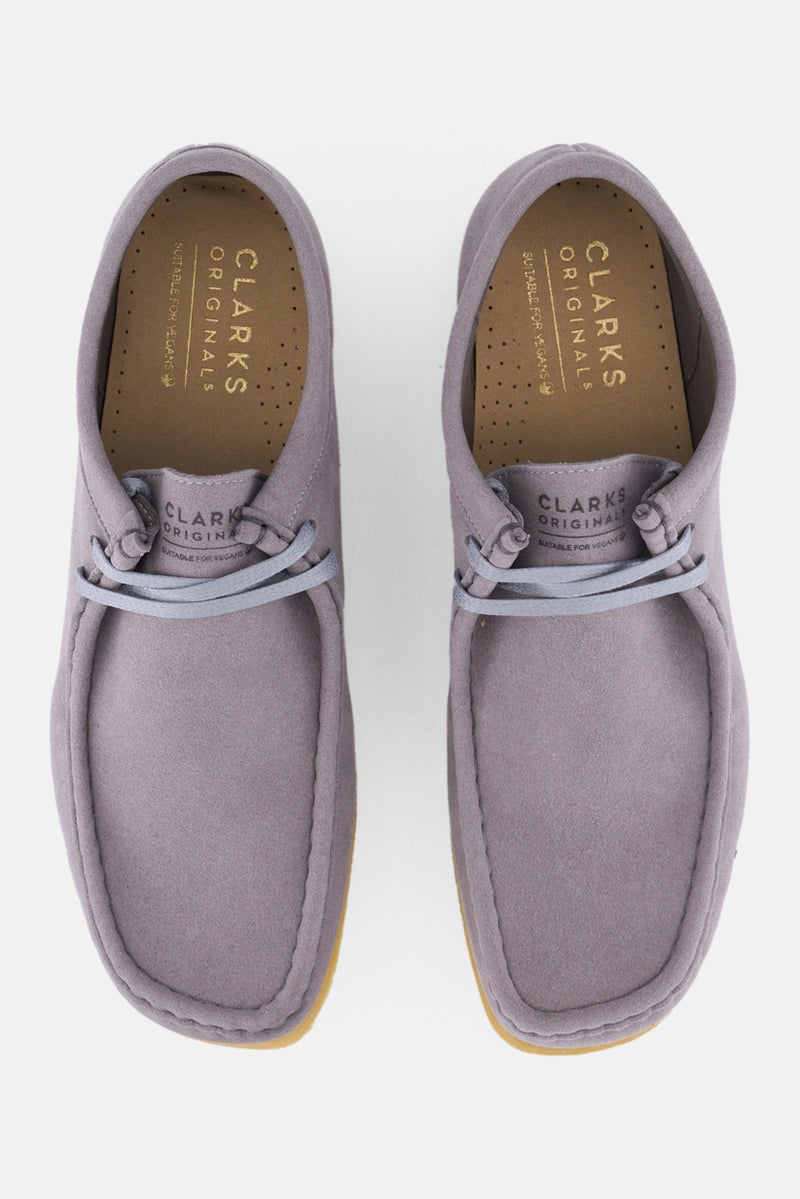 clarks Men Standard Wallabee Standard Lace Up Shoes, Grey  - Image 3