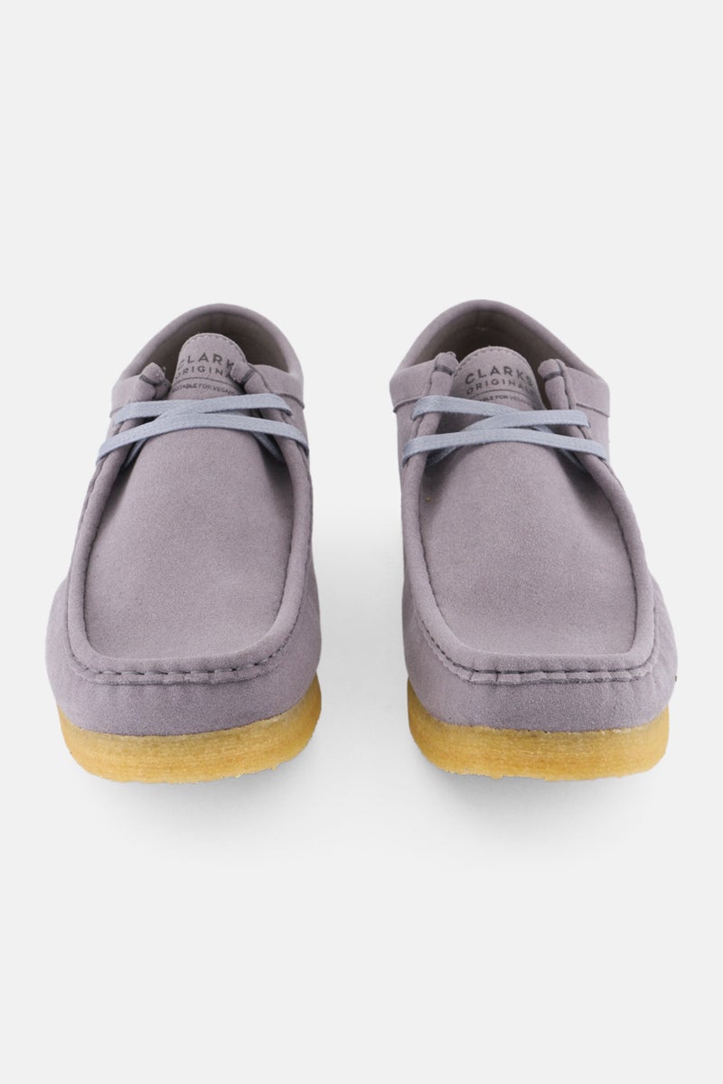 clarks Men Standard Wallabee Standard Lace Up Shoes, Grey  - Image 4