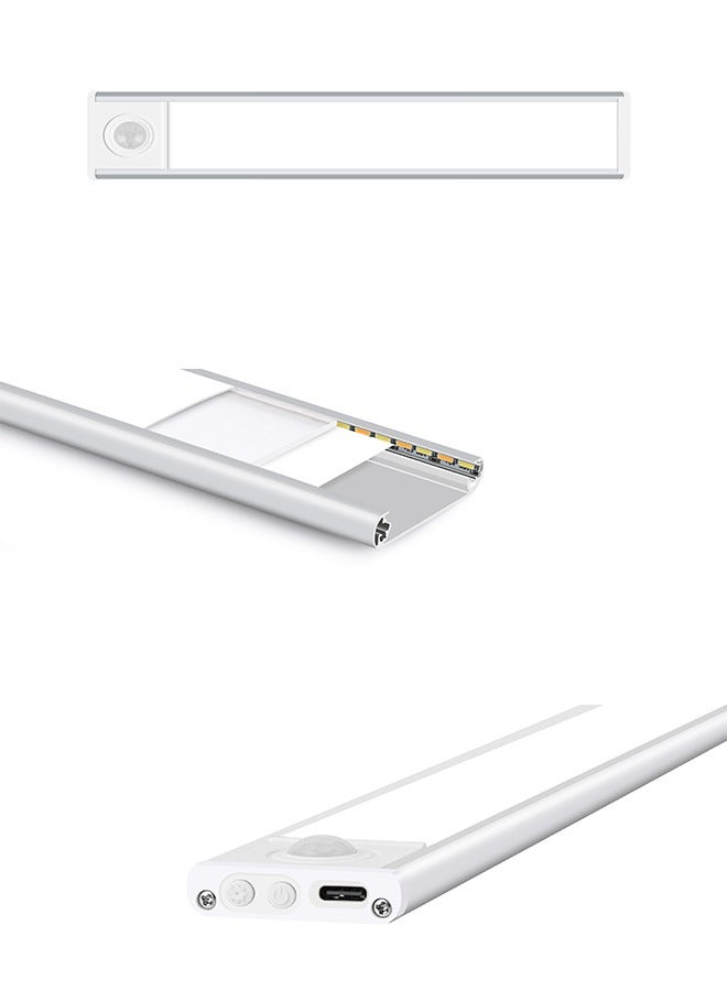 Rechargeable 48-LED Motion Sensor Under Cabinet Lights for Kitchen and Stairs-30cm - Image 5