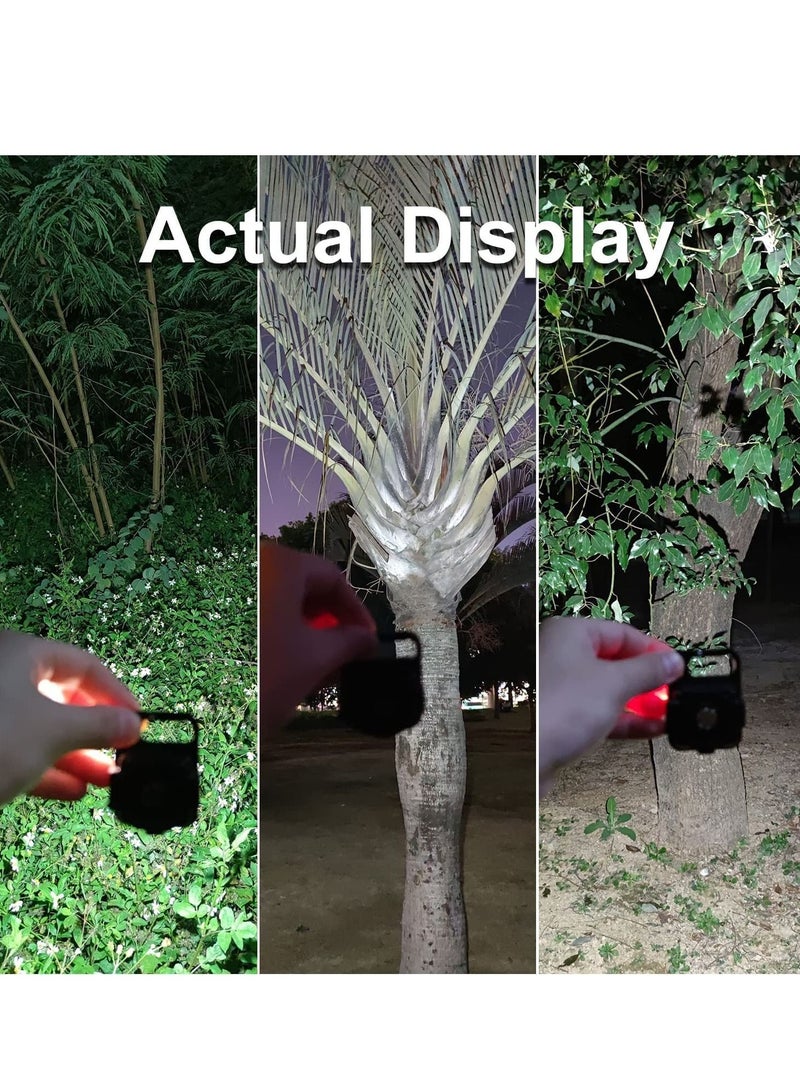 Mini Flashlight, 800Lumens COB Bright Rechargeable Keychain Flashlights, Black, LEDLIG01-B - Image 3