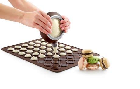 MoldBerry Silicone Macaron Baking Mat 30 Cavities Mold Sheet for Macaroon Cookies Pastry DIY Bakeware Decorating Tools Reusable Pizza - Image 2