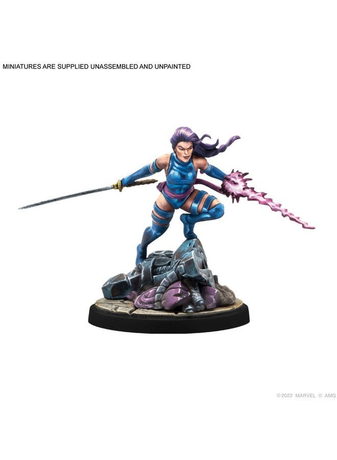 أتوميك ماس جيمز Marvel Crisis Protocol Emma Frost و Psylocke Character Pack Psychic Mutants أطلق العنان للعبة الأبطال الخارقين على الطاولة للأعمار 14+ 2 لاعبين 90 دقيقة من وقت اللعب - Image 3