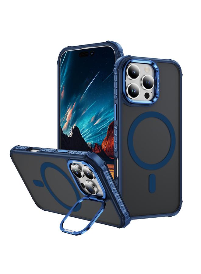 اس-توب جراب لهاتف iPhone 16 Pro Max Rainbow Series Skin Feel MagSafe Lens Holder - Image 1