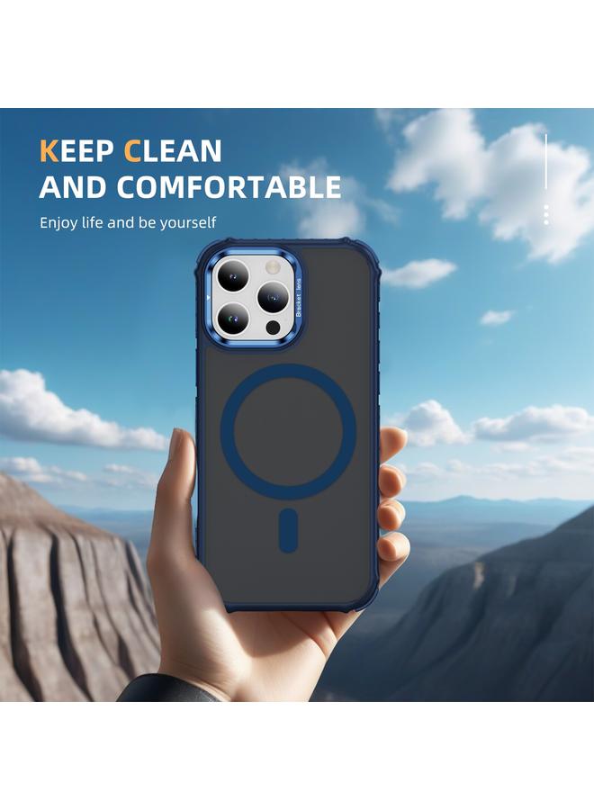 اس-توب جراب لهاتف iPhone 16 Pro Max Rainbow Series Skin Feel MagSafe Lens Holder - Image 2