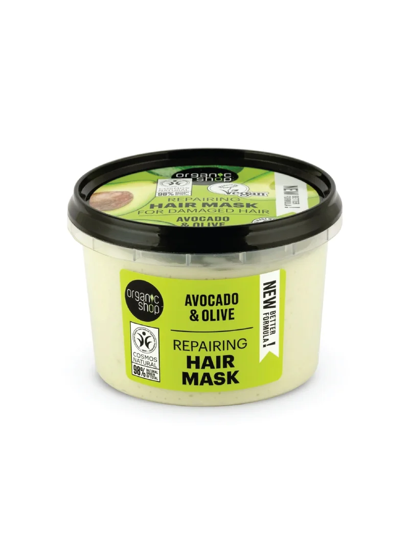 Organic Shop Organic Shop Repairing Hair Mask Avocado & Olive, 250ml