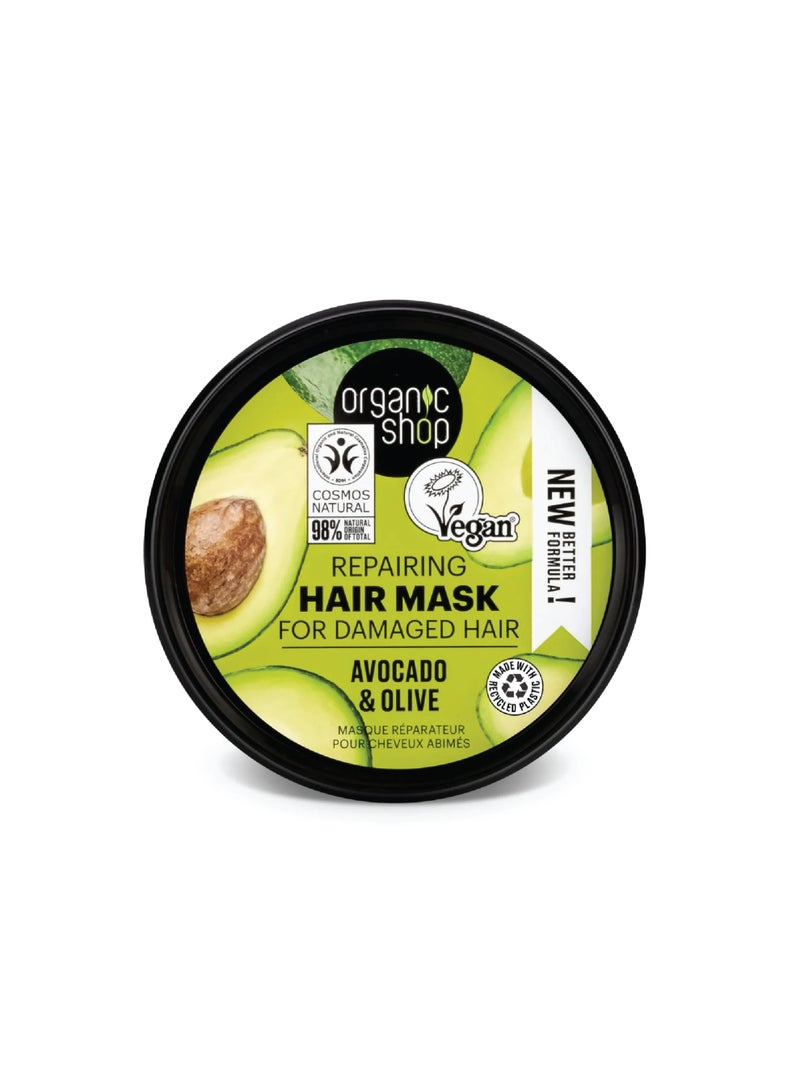 Organic Shop Repairing Hair Mask Avocado & Olive, 250ml - Image 3
