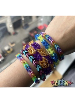 Rainbow Loom Rainbow Loom® Duo Combo With Jewel Rubber Bands Collection Features 2 Connectable Rainbow Looms To Make Longer And Wider Creations An Organizer Case Great Activity Up To 4 People 7+  - Image 4