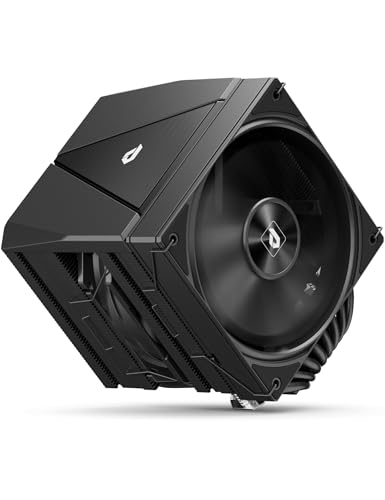upHere CPU Cooler Air,Dual Tower Cooler with 120mm PWM Fan,8 Heat Pipes for Intel LGA 1851/1700/2011/2066/115X,AM5/AM4/AM3,Black,UE2 Elite K8 - Image 1