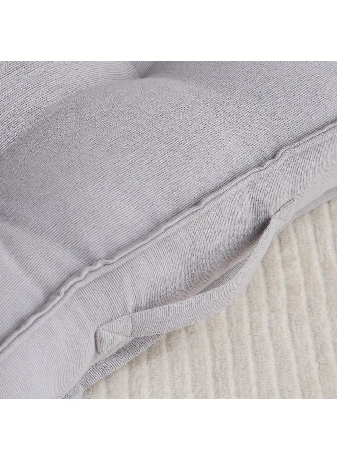 Home Box وسادة أرضية أتلانتا إزرا مخططة 48 × 10 × 48 سم - Image 3