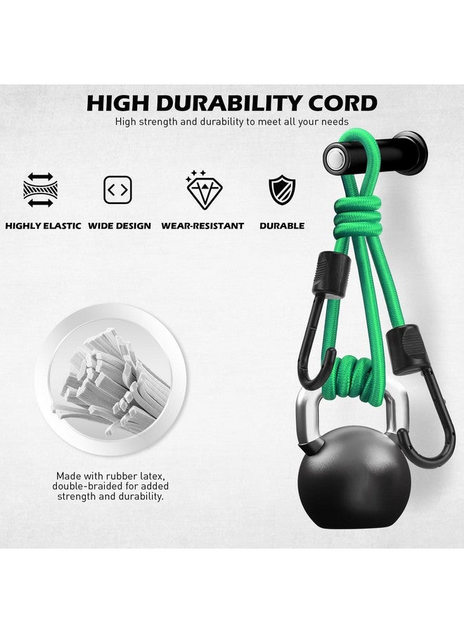 SEDY 60-Piece Bungee Cords Assorted Sizes - 10" 18" 24" 32" 40" Bungee Cords with Hooks, Heavy Duty Outdoor, Large Medium Small Mini Elastic Canopy Tarp Bungees Ball Ties Tarp Clips Organizer - Image 5