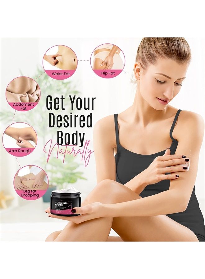 dermaxgen كريم التخسيس - كريم تخسيس السيلوليت وحرق الدهون، كريم علاج السيلوليت الطبيعي 100% للفخذين والساقين والبطن والذراعين والأرداف، للرجال والنساء - Image 2