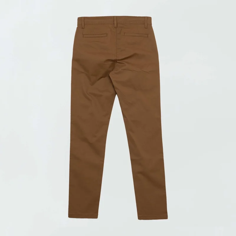 Kiabi Slim-Fit Chinos Brown