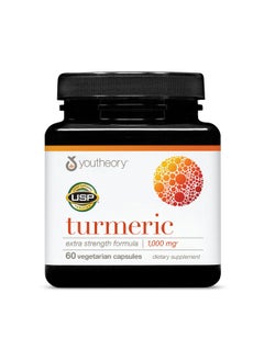 Turmeric Extra Strength Formula 1000 Mg 60 Vegetarian Capsules