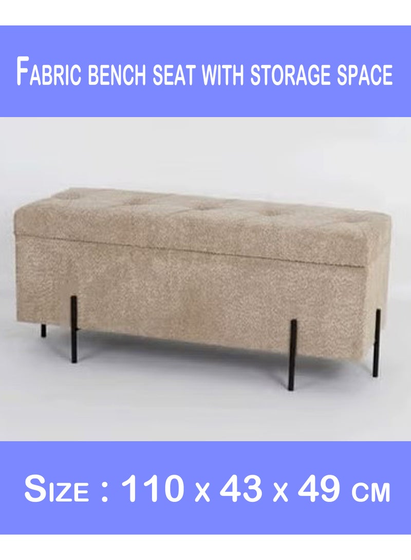Modern Storage Bench For Bedroom, Living Room 110*43*49 CM - Image 1