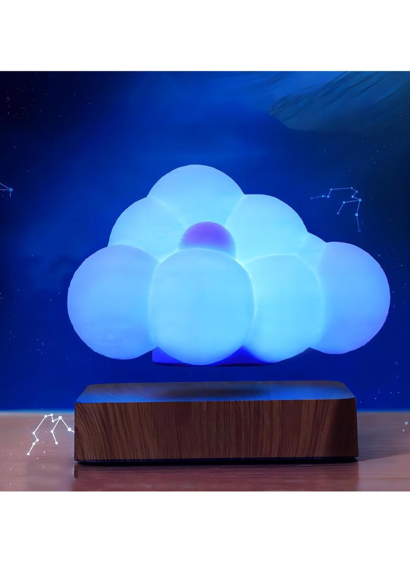 FIPKA Floating Cloud Lamp Magnetic Levitating Lamp Cloud Night Light Table Lamp 360 Degree Wireless Automatic Rotating  - Image 1