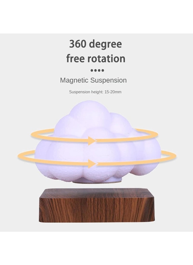 FIPKA Floating Cloud Lamp Magnetic Levitating Lamp Cloud Night Light Table Lamp 360 Degree Wireless Automatic Rotating  - Image 3