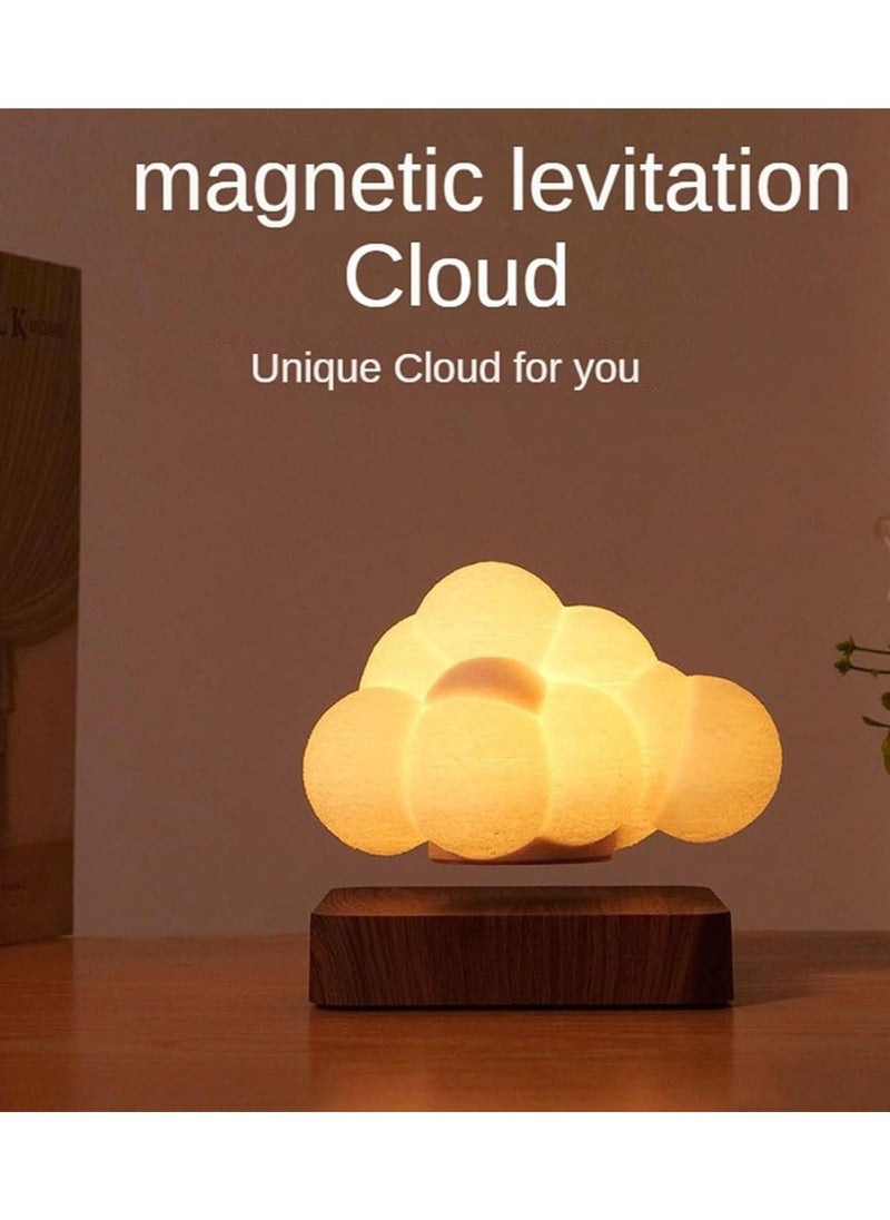 FIPKA Floating Cloud Lamp Magnetic Levitating Lamp Cloud Night Light Table Lamp 360 Degree Wireless Automatic Rotating  - Image 4