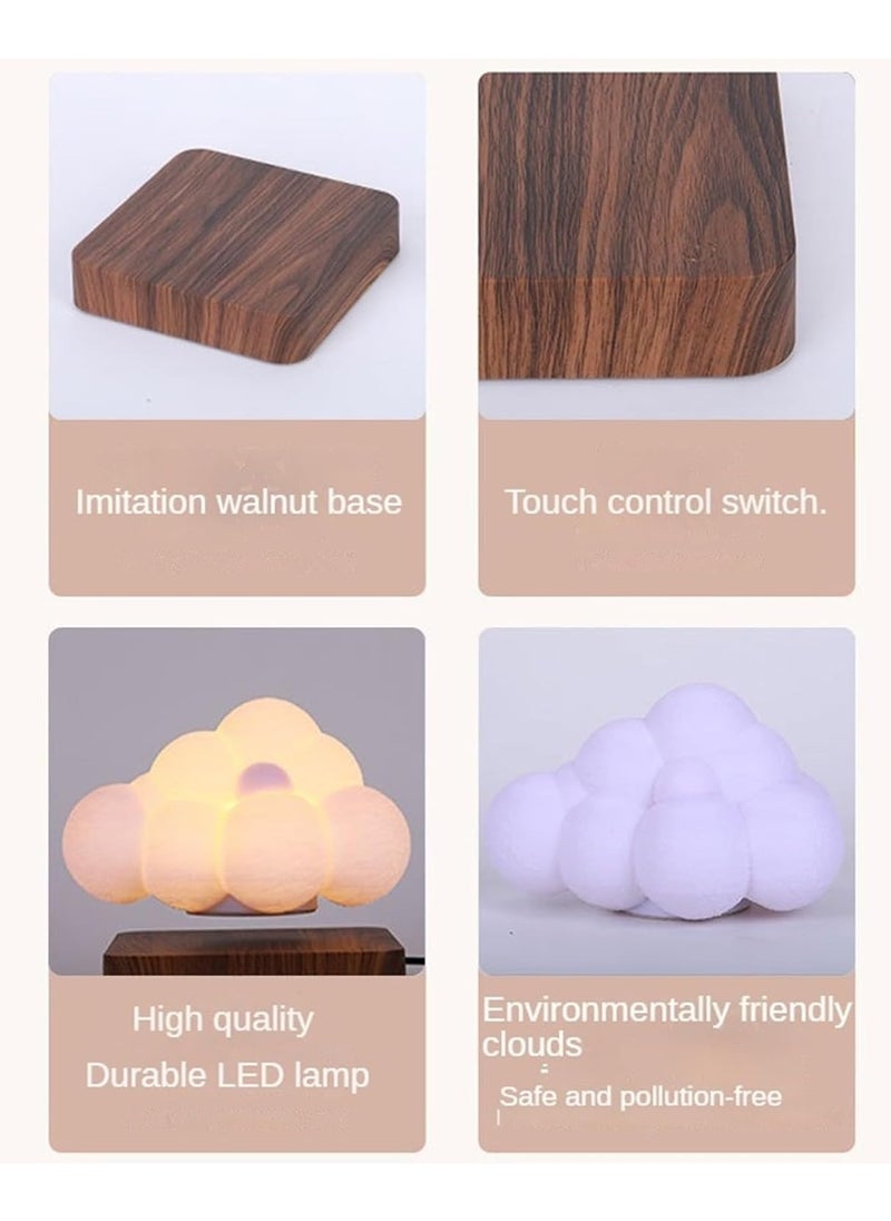 FIPKA Floating Cloud Lamp Magnetic Levitating Lamp Cloud Night Light Table Lamp 360 Degree Wireless Automatic Rotating  - Image 5