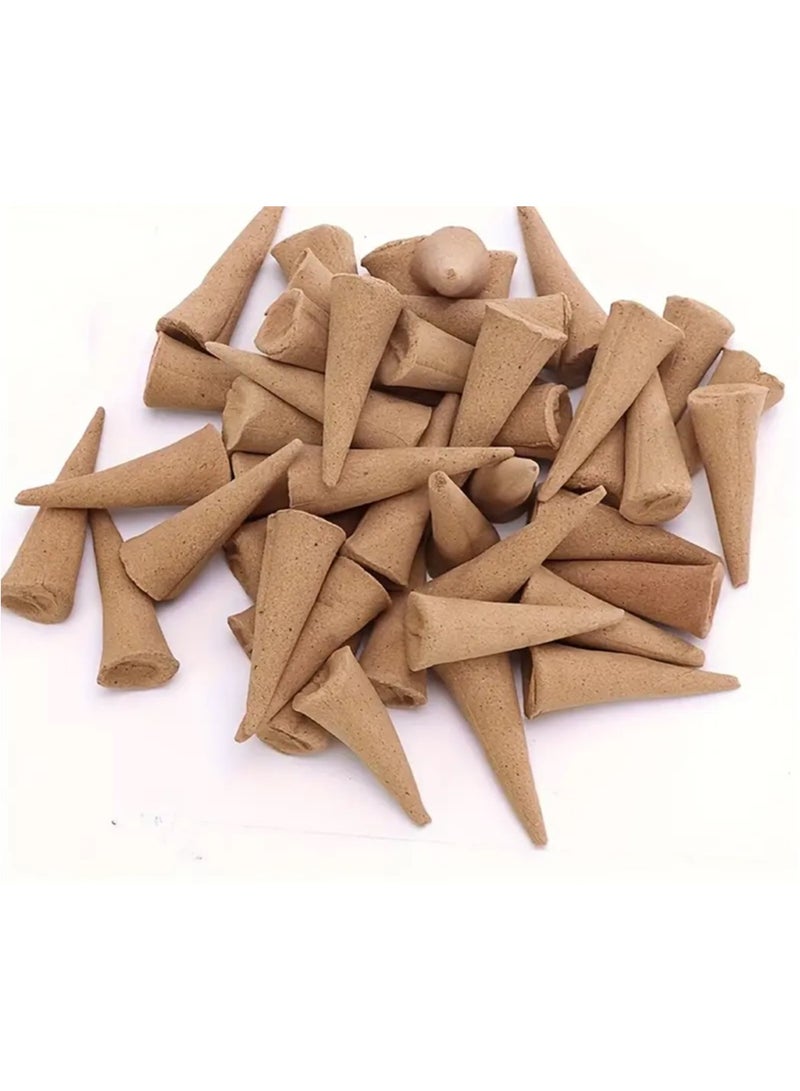 PARO OUD 300 قطعة من مخروط البخور من خشب الصندل وعشبة الماغور - Image 1