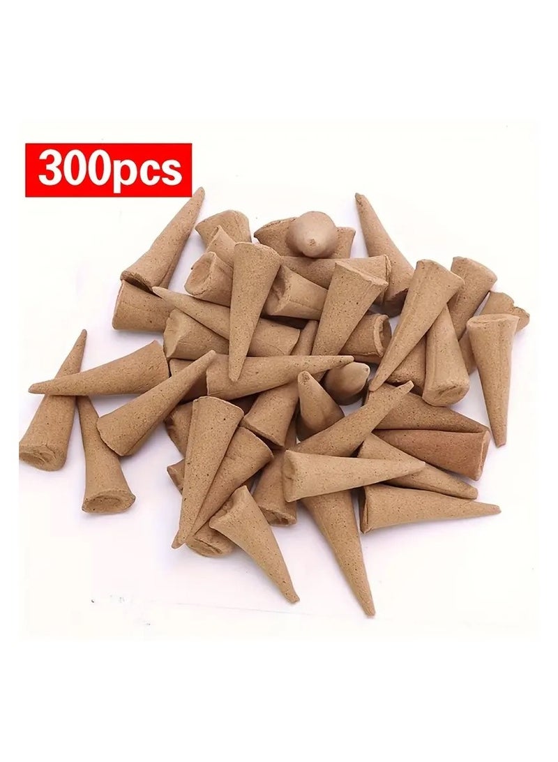 PARO OUD 300 قطعة من مخروط البخور من خشب الصندل وعشبة الماغور - Image 2