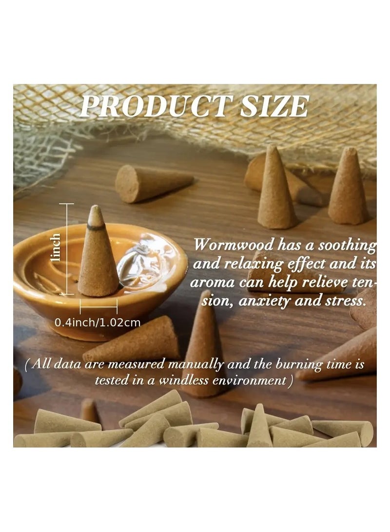 PARO OUD 300 قطعة من مخروط البخور من خشب الصندل وعشبة الماغور - Image 3