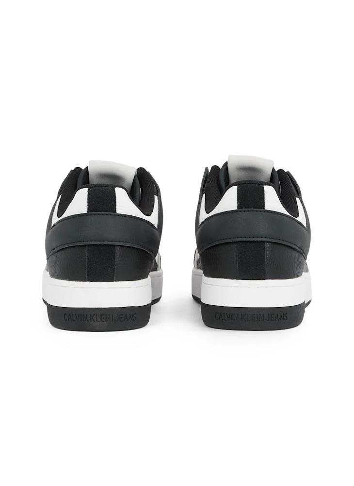Calvin Klein Jeans Basketball Lace Up Leather Low Trainers