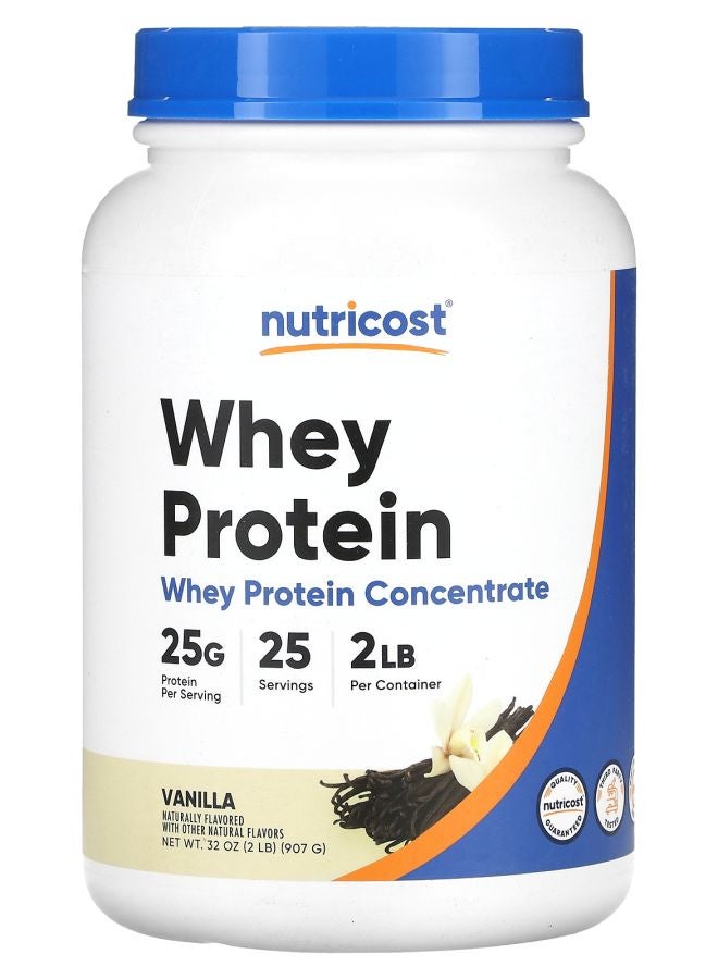Whey Protein Concentrate Vanilla 2 lbs (907 g)