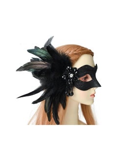 The Bros 2025 New Masquerade Mask for Women with Feathers, Womens Venetian Feathers Mask for Masquerade Party, Mardi Gras, Dance Party Christmas Supplies  - Image 2