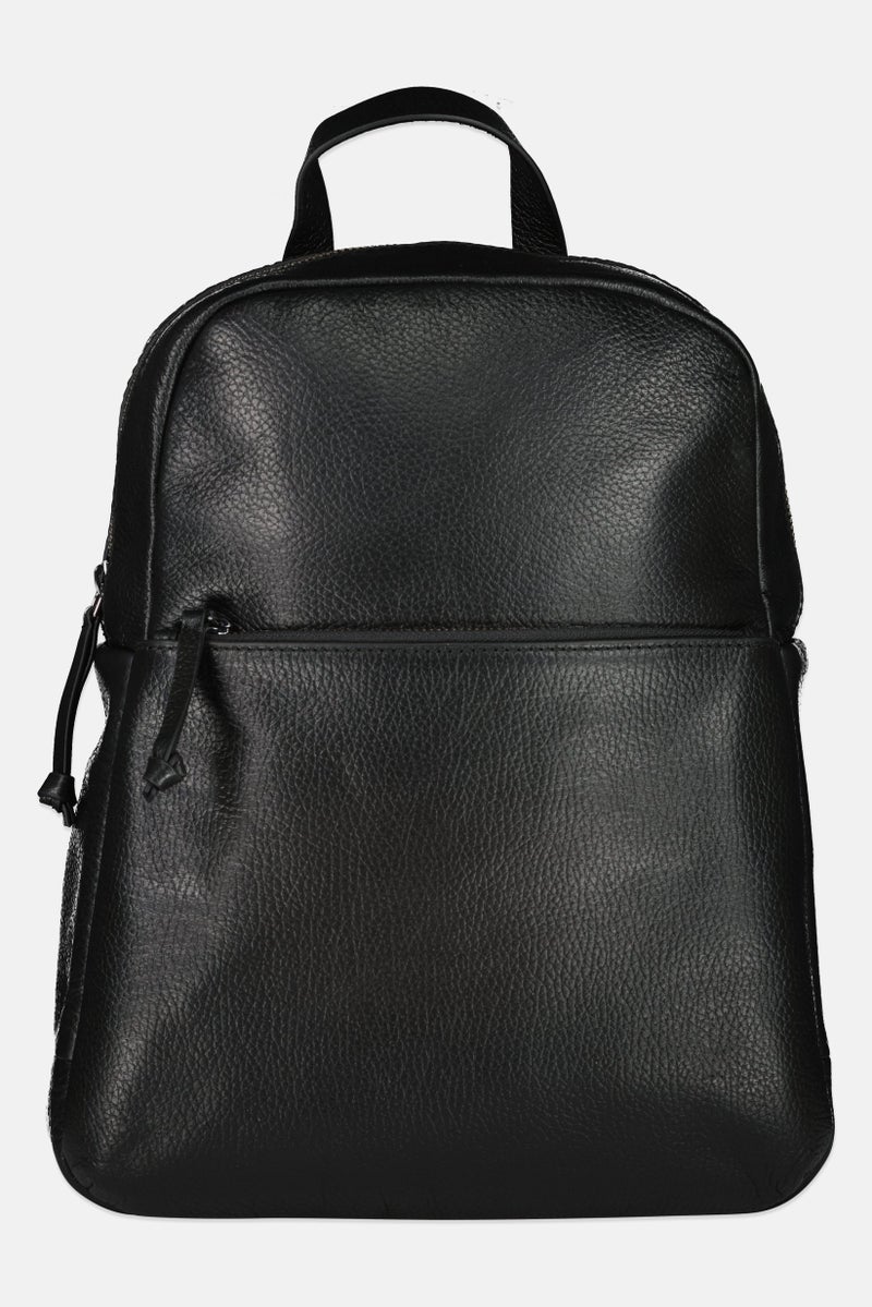 clarks Women Leather Backpack, Black - Image 1