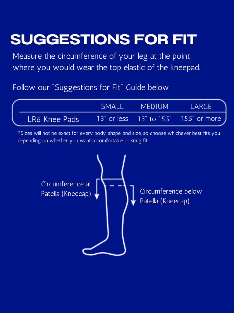 Mizuno LR6 Volleyball Kneepad, Black, Medium - Image 3